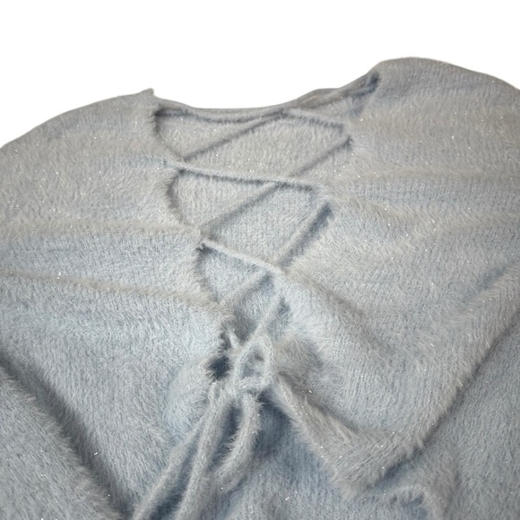 Altar'd State Sky Blue Crew Neck Sweater - Picture 6 of 15